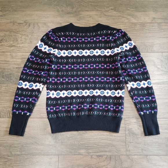 NWT LOFT Geometric Design Sweater Size Small - Picture 7 of 7